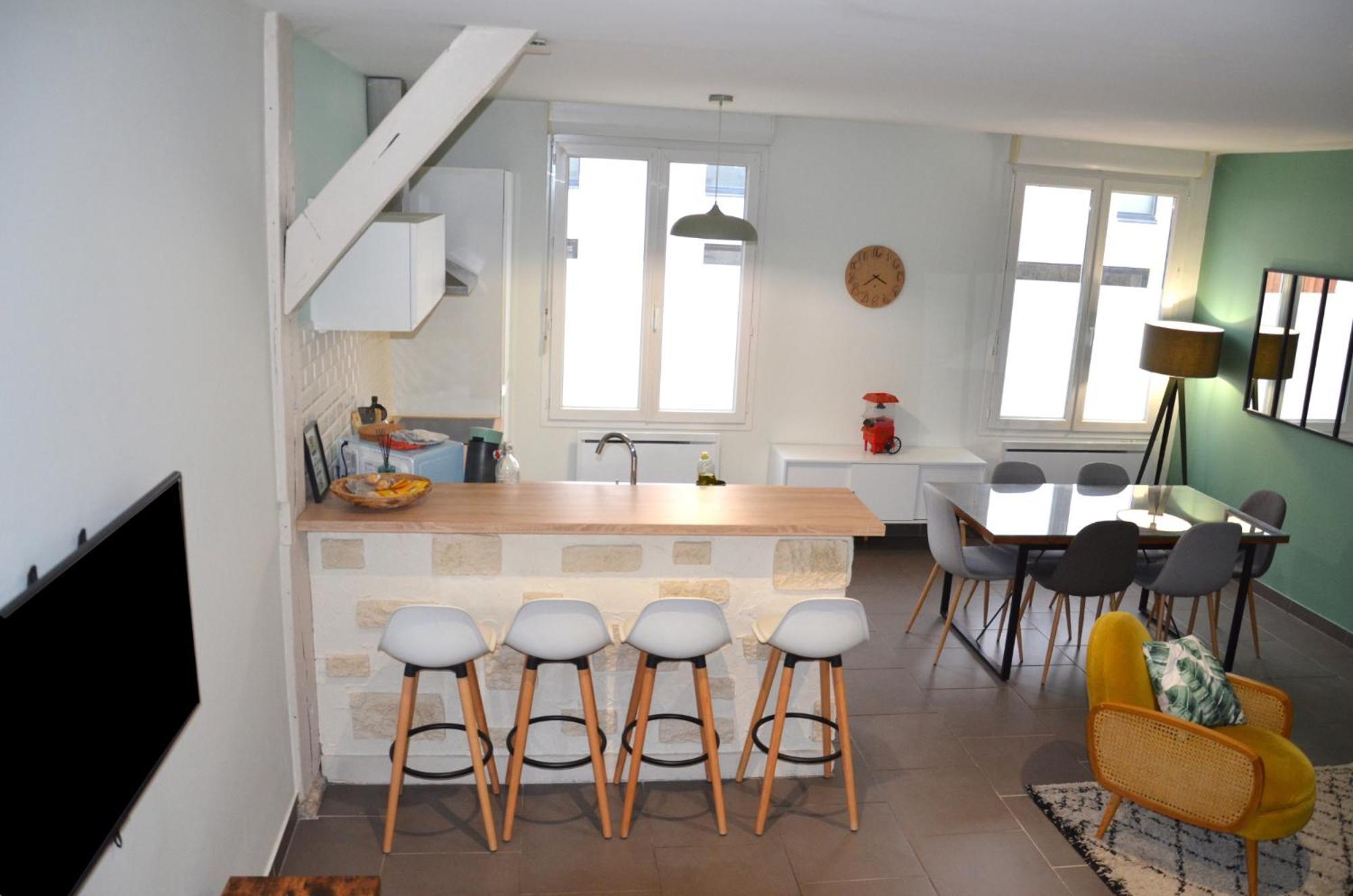 Apartament Le Cocon Troyen - 6-8P - 2 Parking Gratuits Troyes Zewnętrze zdjęcie